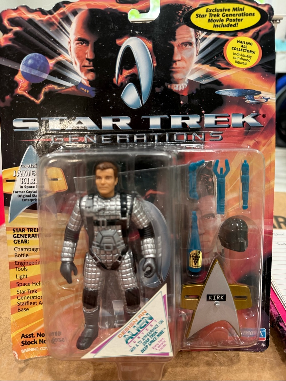 1994 Star Trek Generations (Captain James Kirk) In Space Suit VINTAGE